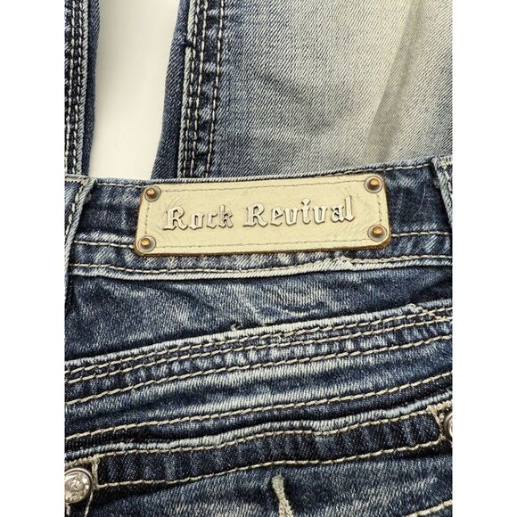 Rock Revival Jeans Embellished EUC BLING BUCKLE - Picture 8 of 11